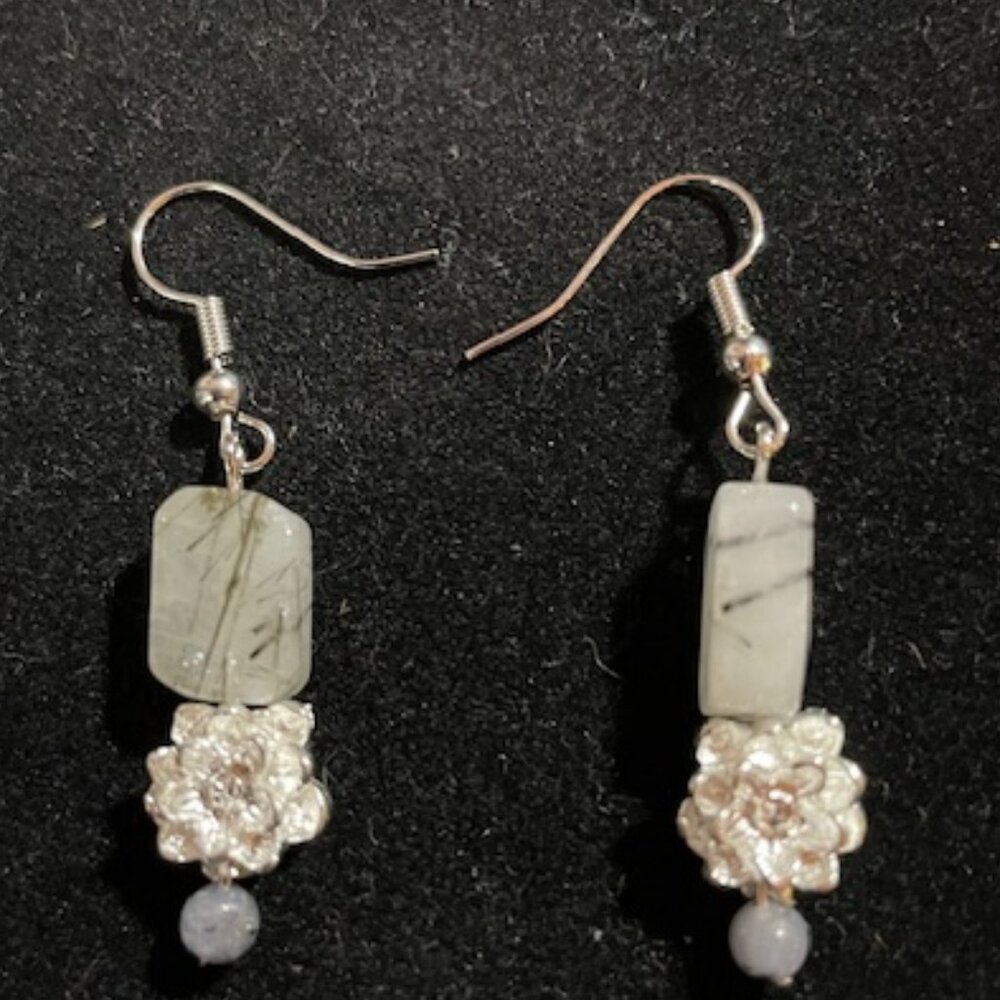 Brand new handmade, beaded earrings.
